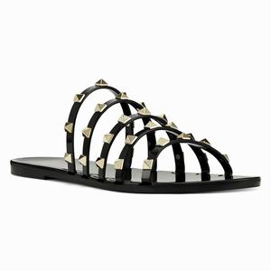 Nine West Charli Flat Slippers Zwart Nederland | ICU-140952